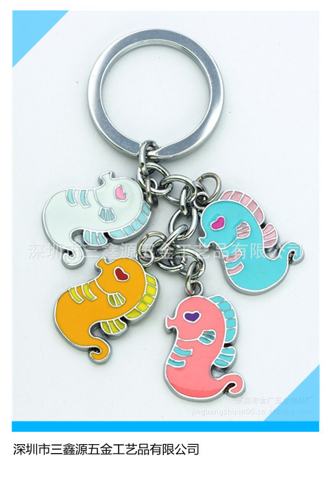 創(chuàng)意金屬鑰匙扣，可定制logo