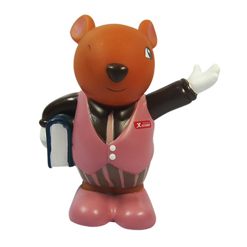 特步紅松鼠錢(qián)罐正面