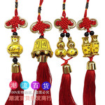 熱銷(xiāo) 鍍金雙葫蘆汽車(chē)掛件 中國(guó)結(jié)汽車(chē)飾品 高檔車(chē)內(nèi)飾品 保平安