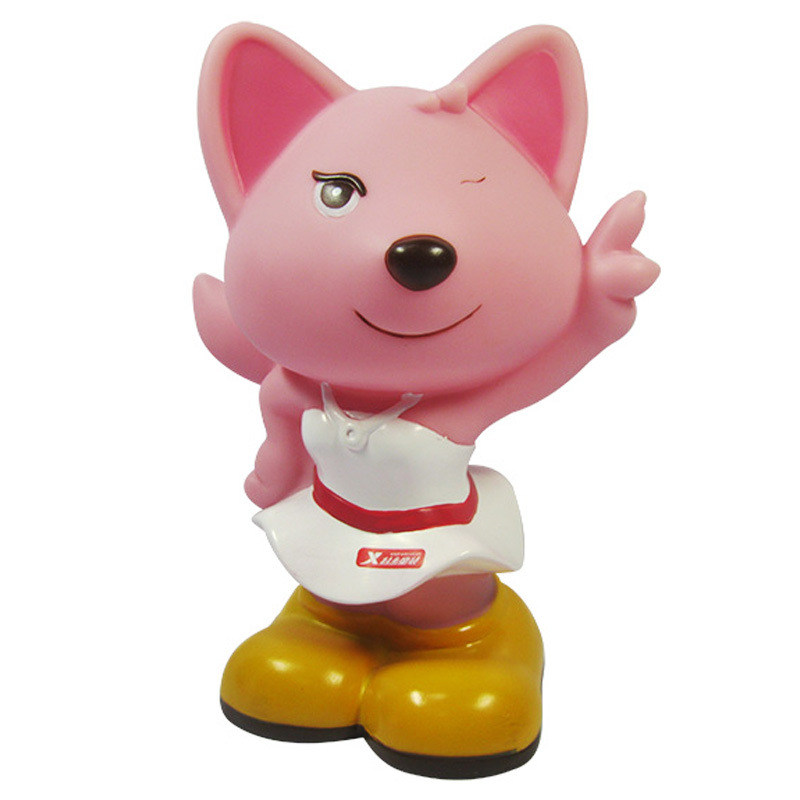 特步呂佩爾狐錢(qián)罐正面