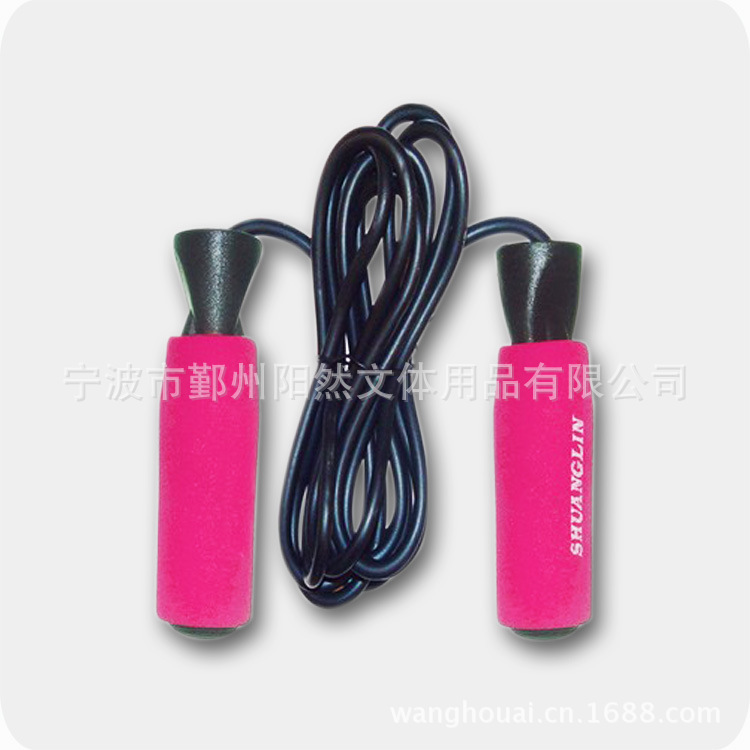 廠家供應(yīng)大柄跳繩，塑料柄跳繩塑料手柄跳繩