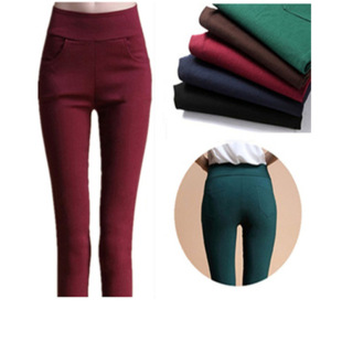 春季新品女褲 梭織褲 帶口袋鉛筆褲 小腳褲 韓版打底褲 廠家批發(fā)