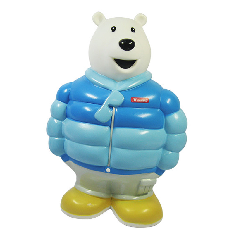 特步北極熊錢(qián)罐正面