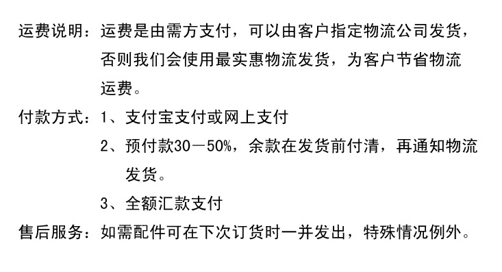 運費說明